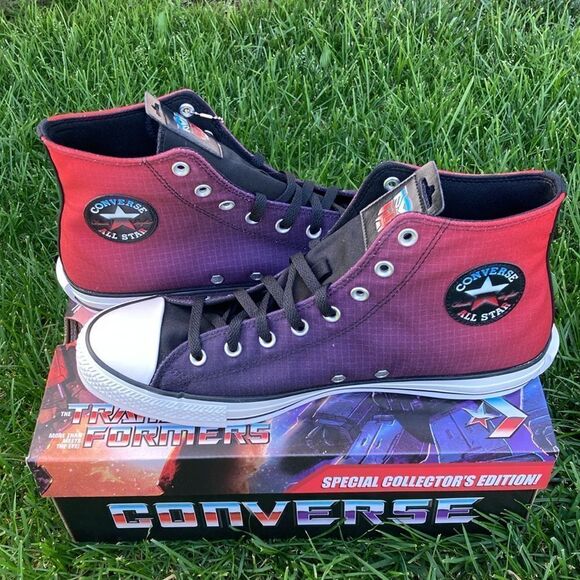Converse x Transformers Chuck Taylor All Star Autobots Limited Sneaker Shoes 13 - Picture 4 of 16